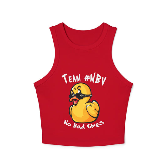 Team #NBV Women’s Micro Rib Racer Tank – Champions of Hope 5K, 10K & Molly’s Mile - No Bad Vibes Edition